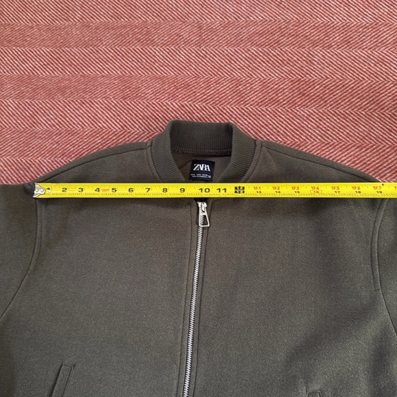 Zara Green Bomber S NWOT - Picture 8 of 11